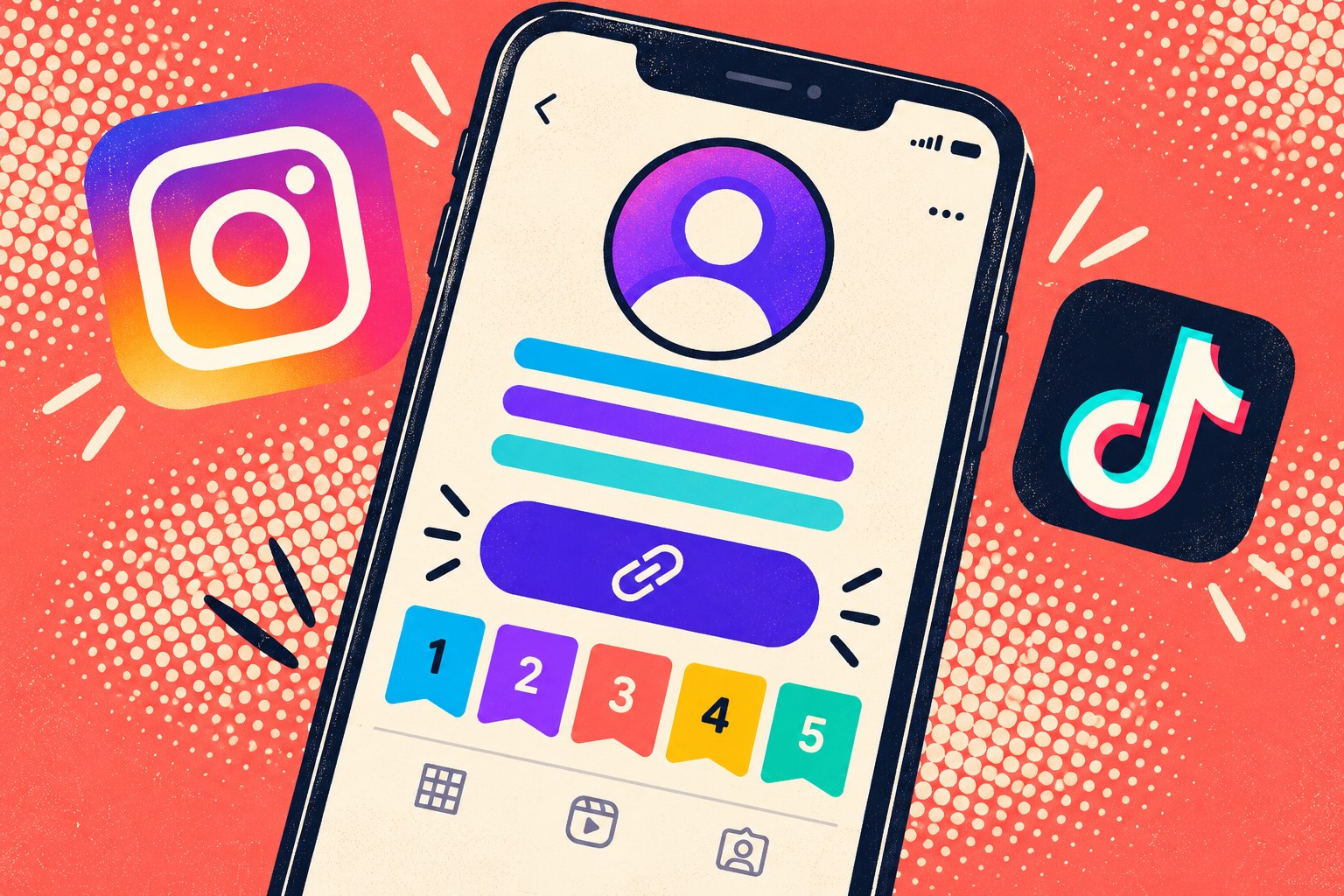 5 modelos de bio para Instagram e TikTok com proposta clara e próximo passo